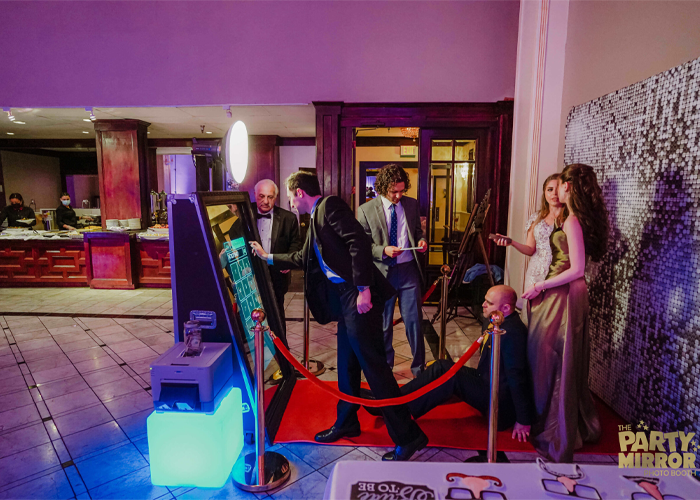 photo booth with instant sharing in Dallas